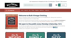 Desktop Screenshot of bulkvintage.com