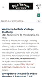 Mobile Screenshot of bulkvintage.com